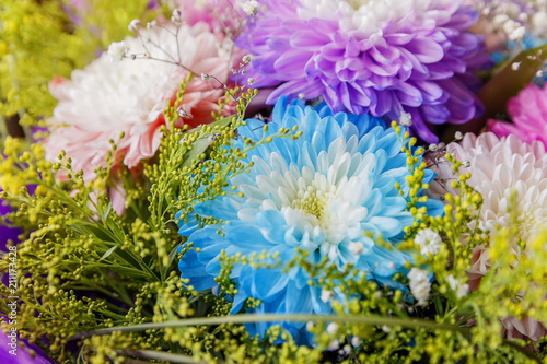 Bouquet from different colo...
