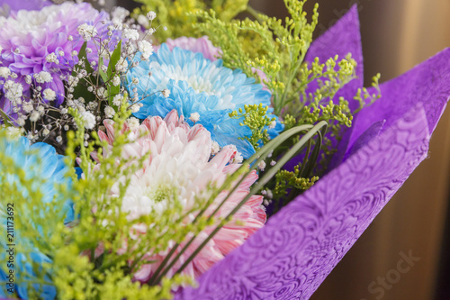 Bouquet from different colo...