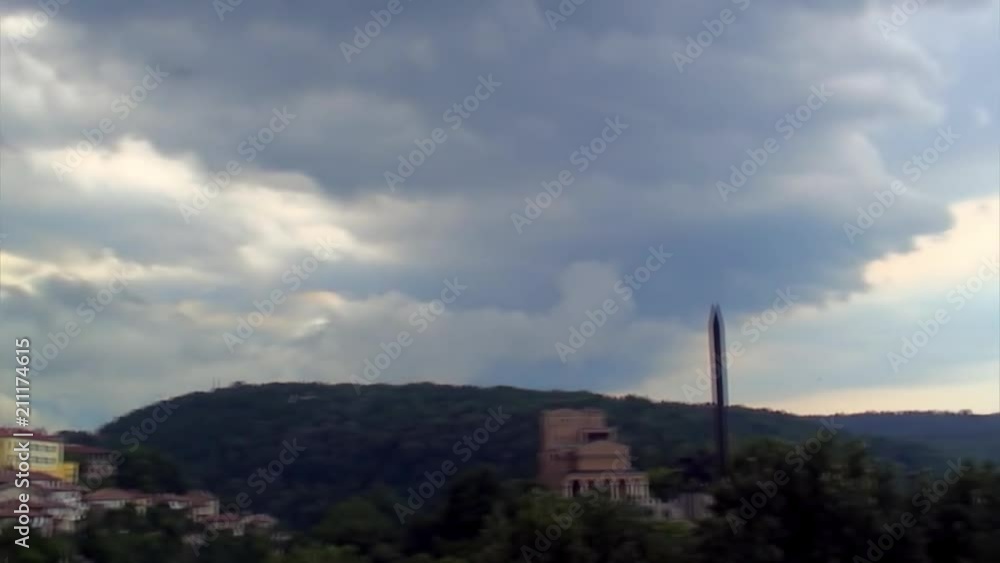 Storm Blowing Over Veliko Tarnovo, Bulgaria