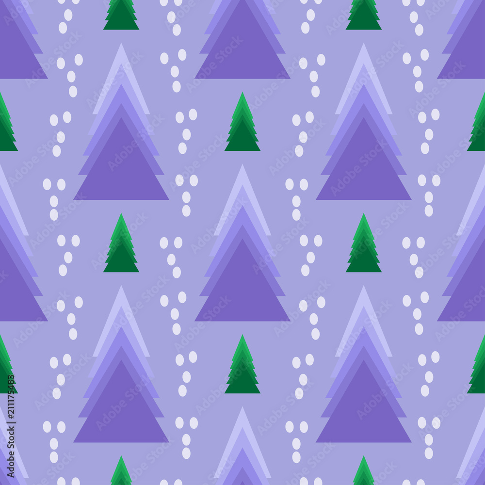 Christmas seamless pattern.