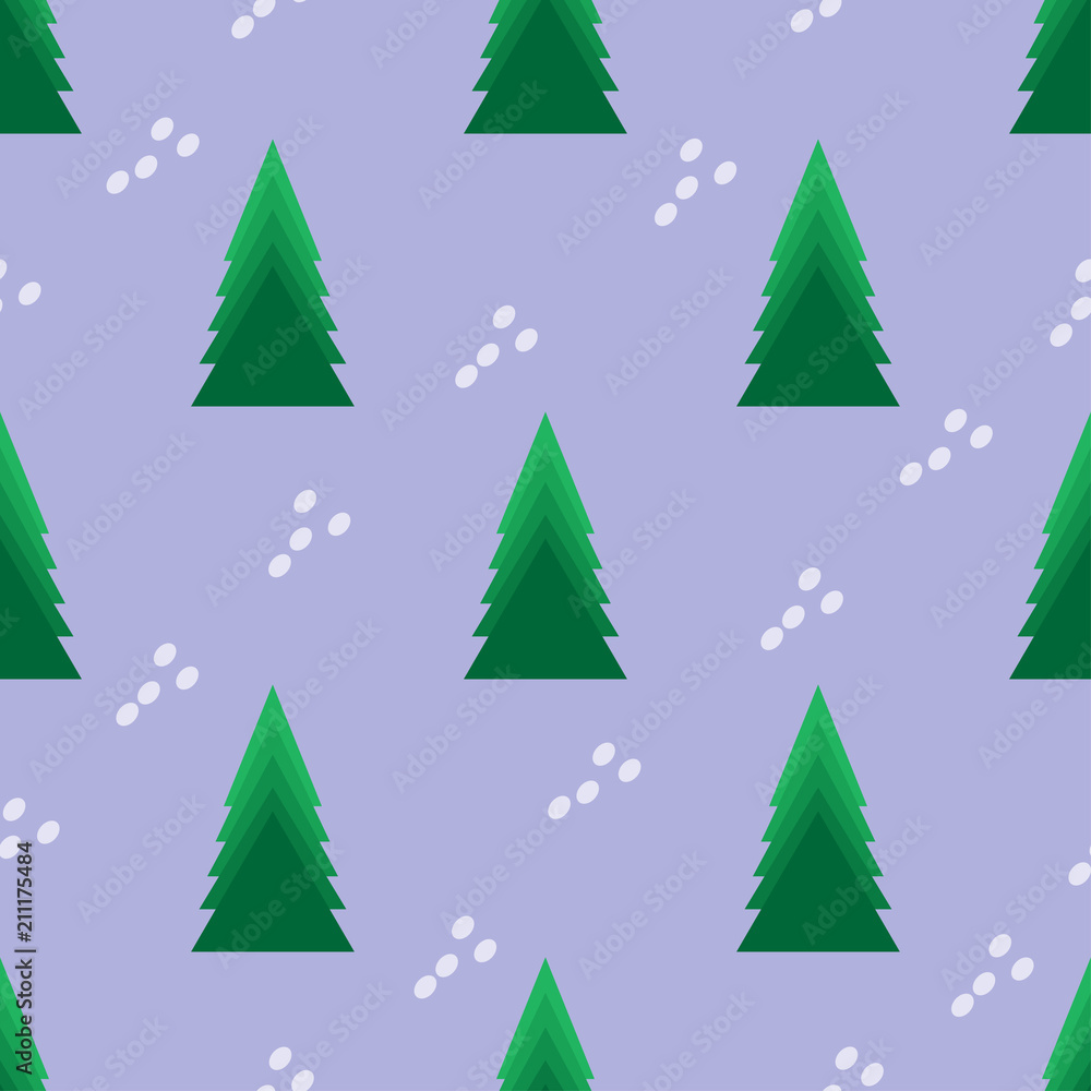Obraz premium Christmas seamless pattern.