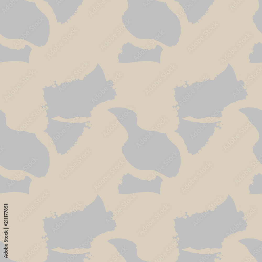 Camo background in in beige and blue colors