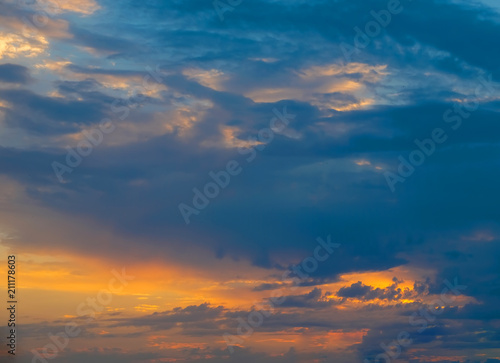 sunset sky background © Naya