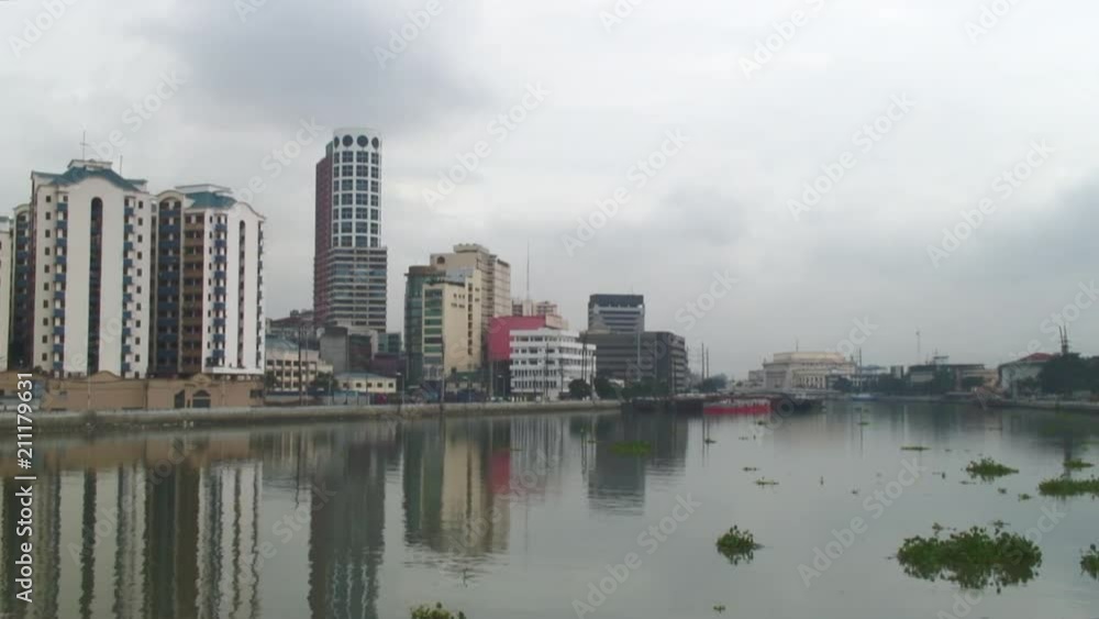 Beautiful Building Near Lake Manila, Philippines Beautiful Building Near Lake Manila, Philippines