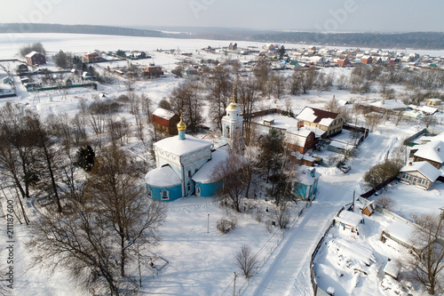 The Church of the Annunciation of Holy Virgin in the Salkovo village, Podolsk district, Moscow region, Russia