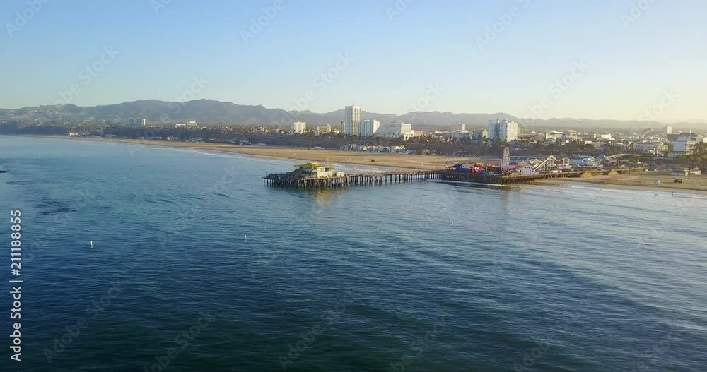 Descending Aerial Far Away from Pier Descending Aerial Far Away from Pier
