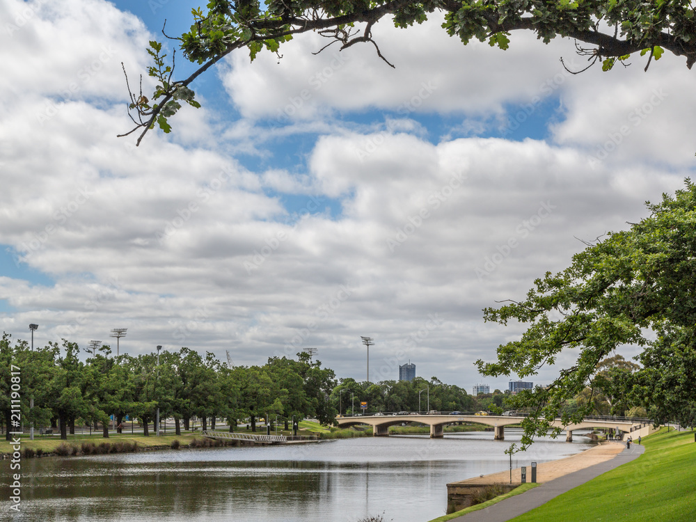 A Bridge Over the Yarra River, Melbourne, Australia A Bridge Over the Yarra River, Melbourne, Australia
