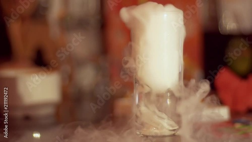 Wallpaper Mural Cocktail with dry ice, evaporating white thick smoke Torontodigital.ca