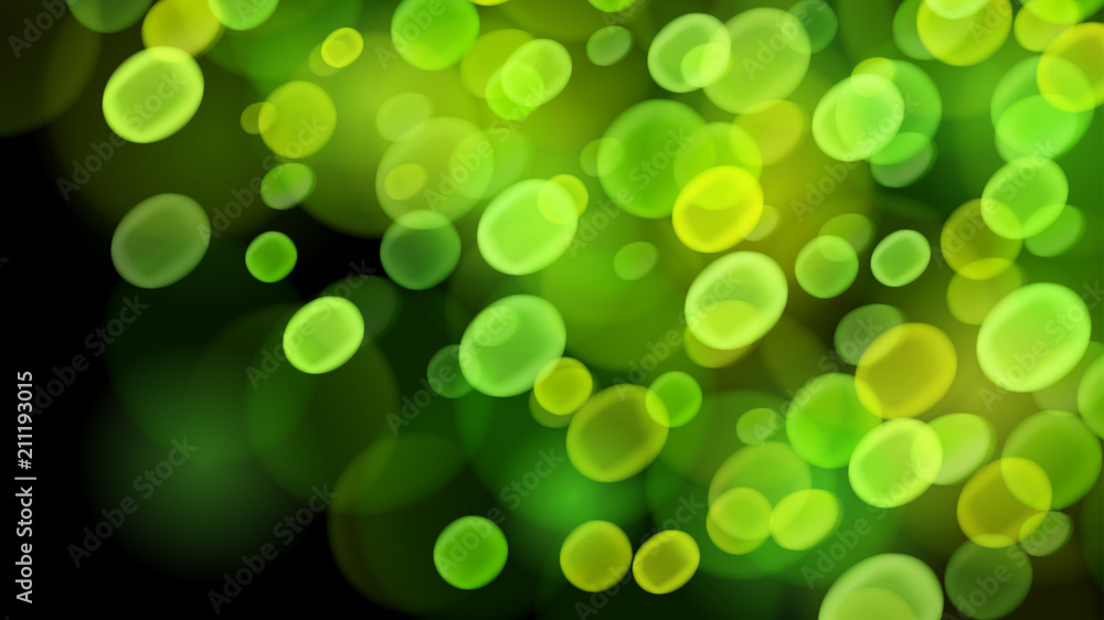 Abstract background with bokeh effects in green colors Abstract background with bokeh effects in green colors