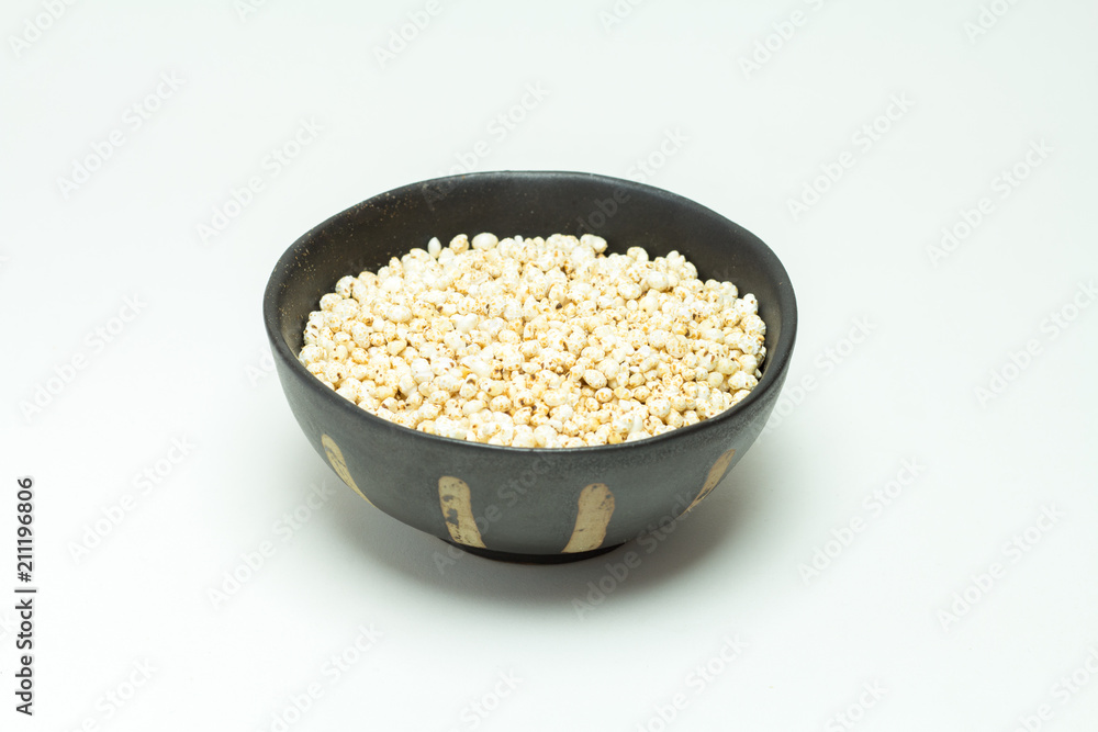 Millet cereal in a bowl Millet cereal in a bowl