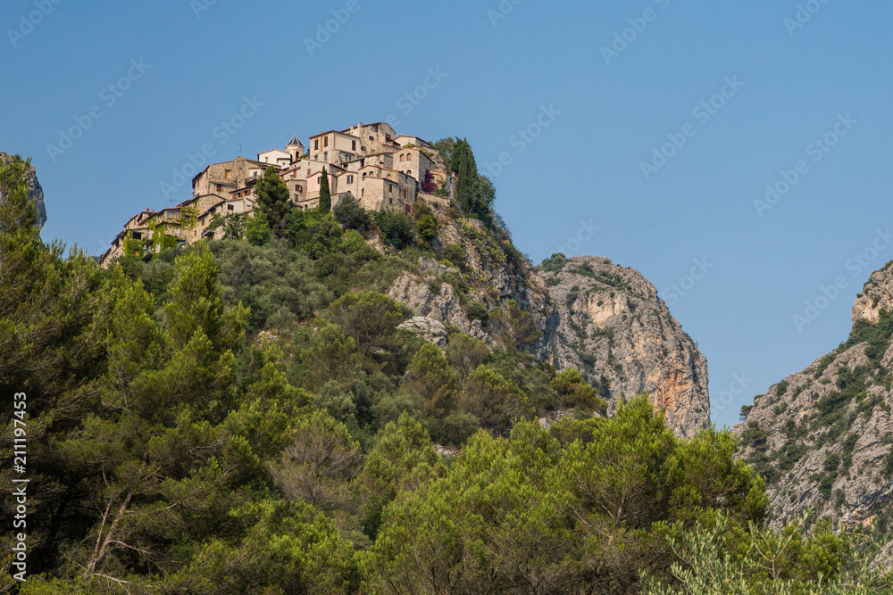 Peillon, a small village in the Alpes-Maritimes department in southeastern France