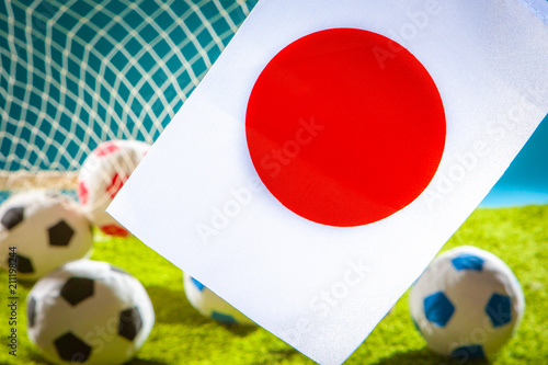 Football team of Japan. The...