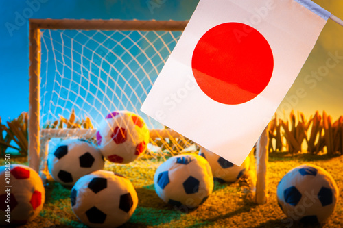 Football team of Japan. The...