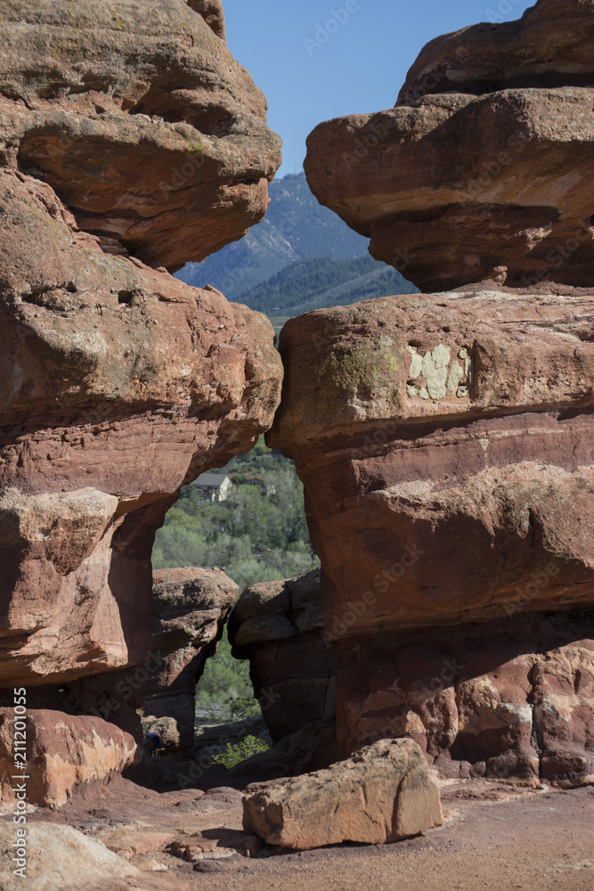 Garden of the Gods sandstone formations