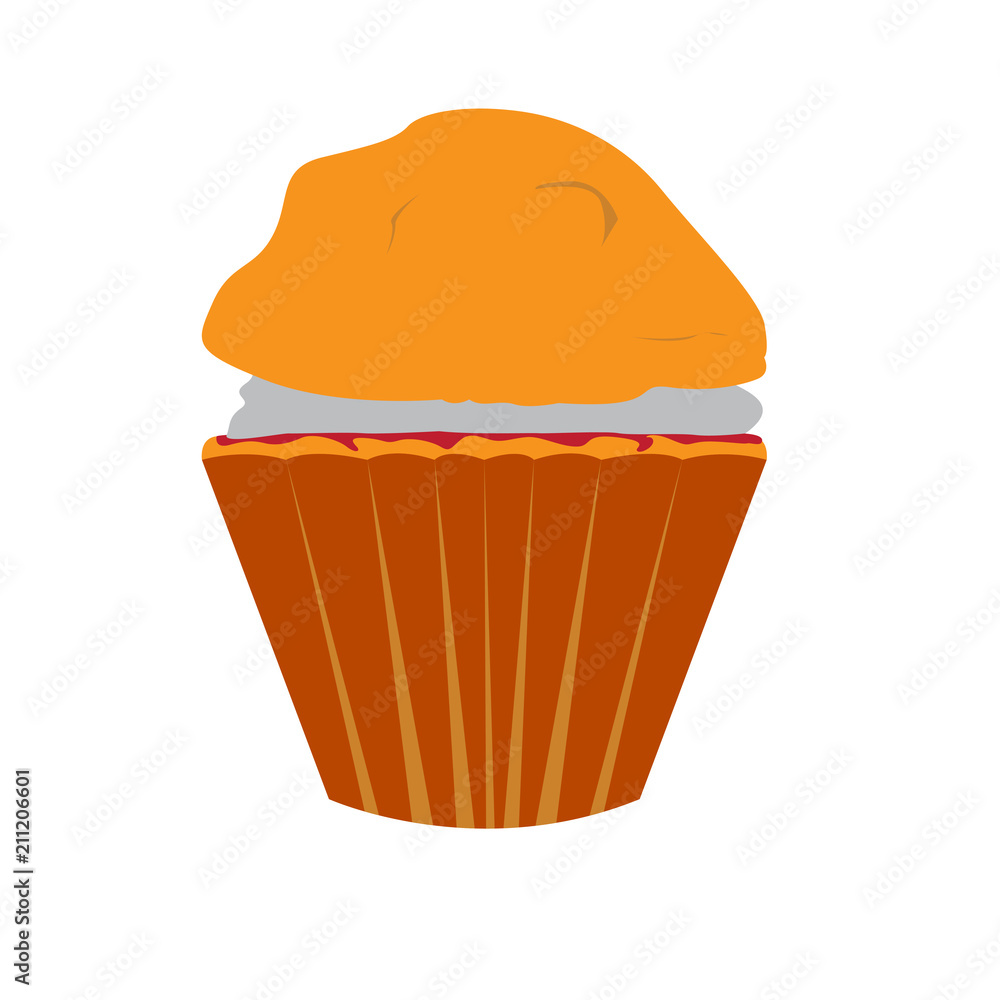 Isolated muffin icon Isolated muffin icon