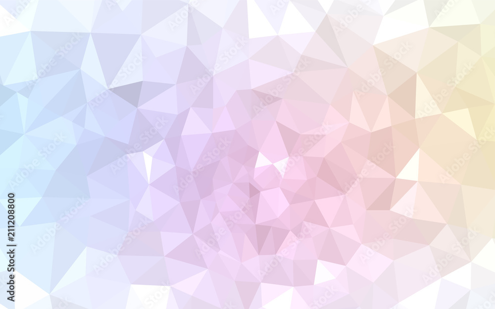 Obraz premium Light Multicolor vector triangle mosaic cover.