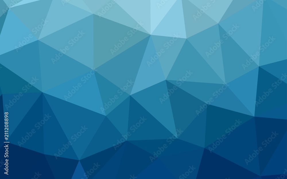 Light BLUE vector abstract mosaic background. Light BLUE vector abstract mosaic background.