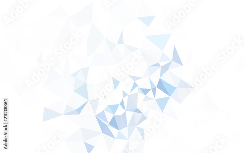 Dark Pink, Blue vector shining triangular cover.