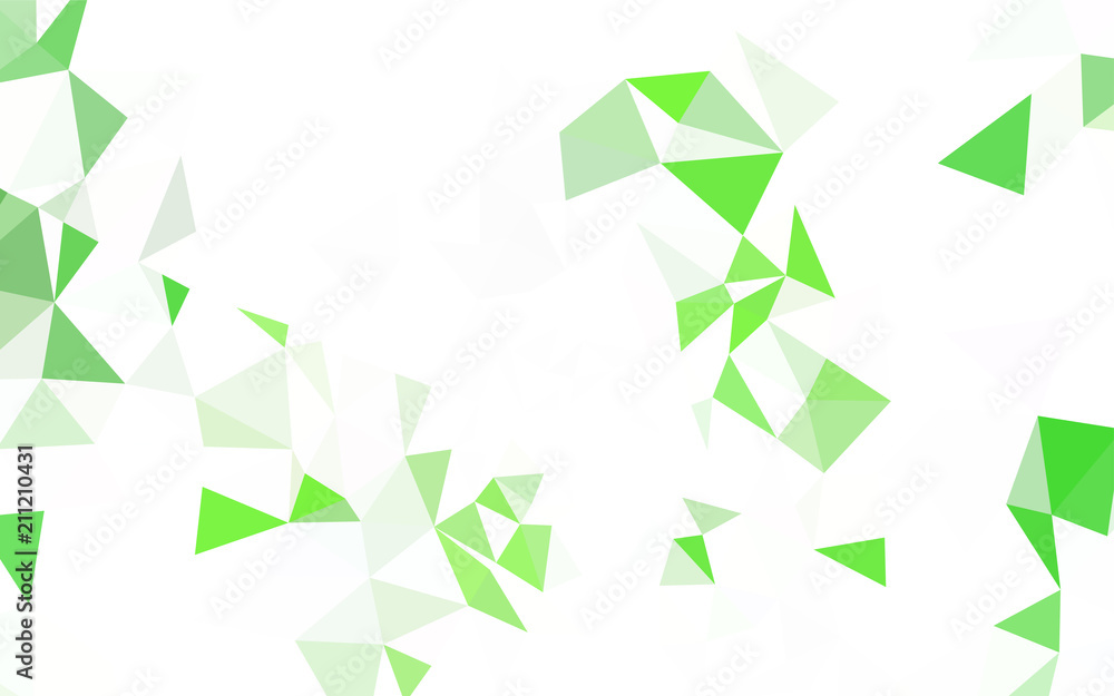 Light Orange vector triangle mosaic cover. Light Orange vector triangle mosaic cover.