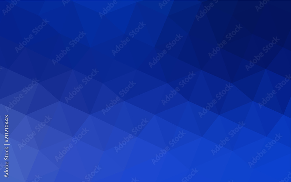 Dark BLUE vector low poly layout. Dark BLUE vector low poly layout.
