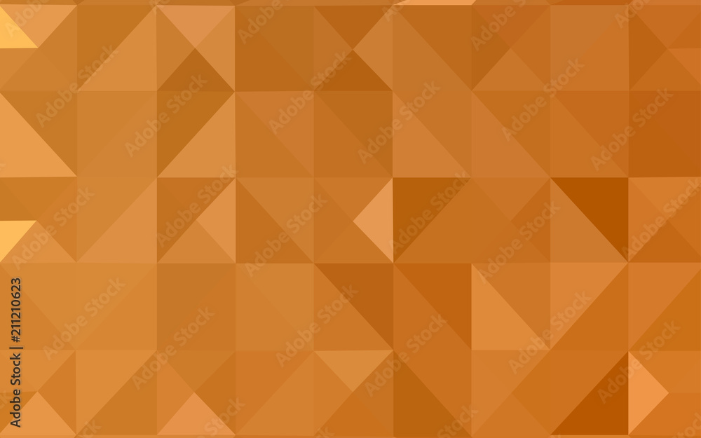 Light Orange vector polygon abstract layout. Light Orange vector polygon abstract layout.