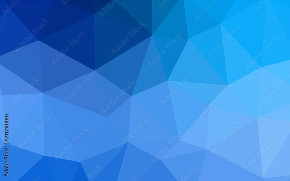 Obraz premium Light Blue, Yellow vector polygonal background.