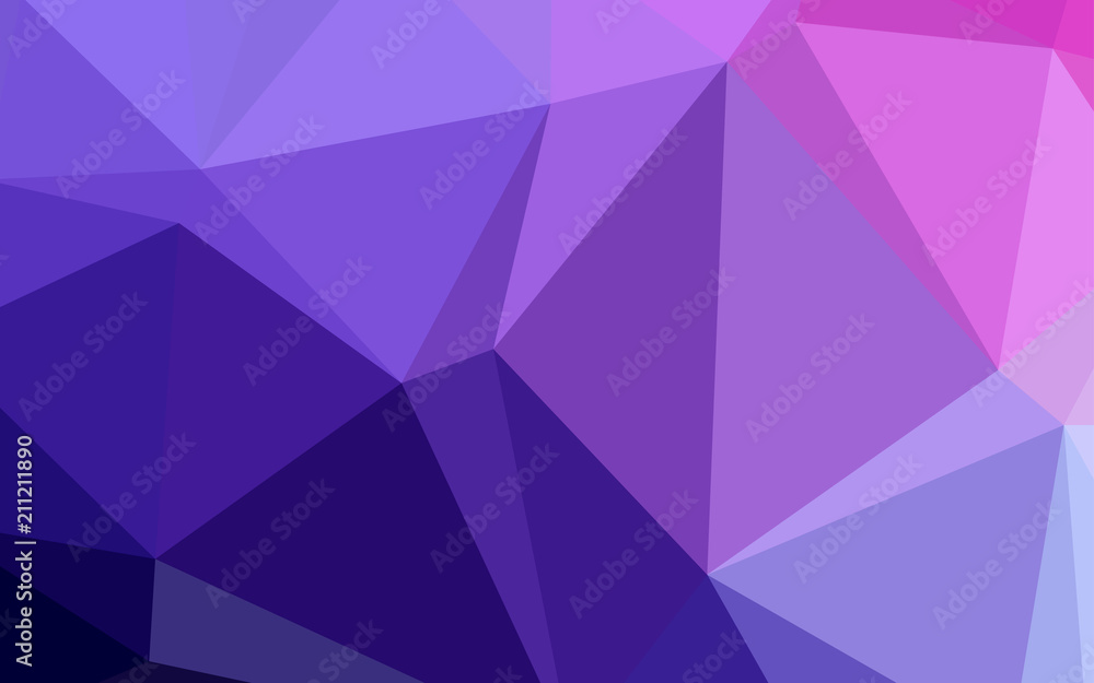Obraz premium Light Purple, Pink vector polygonal template.