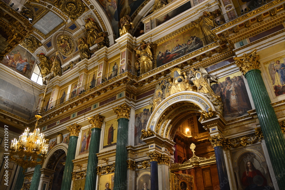 ロシアサンクトペテルブルクのイサーク大聖堂