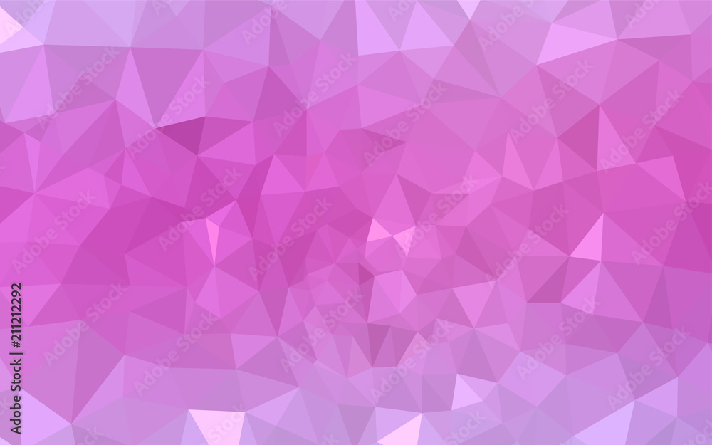 Light Pink vector triangle mosaic template. Light Pink vector triangle mosaic template.