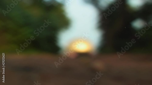 Golden dome in Auroville, India  photo