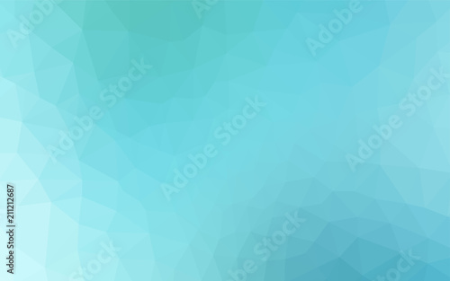 Light Blue, Green vector abstract mosaic background.