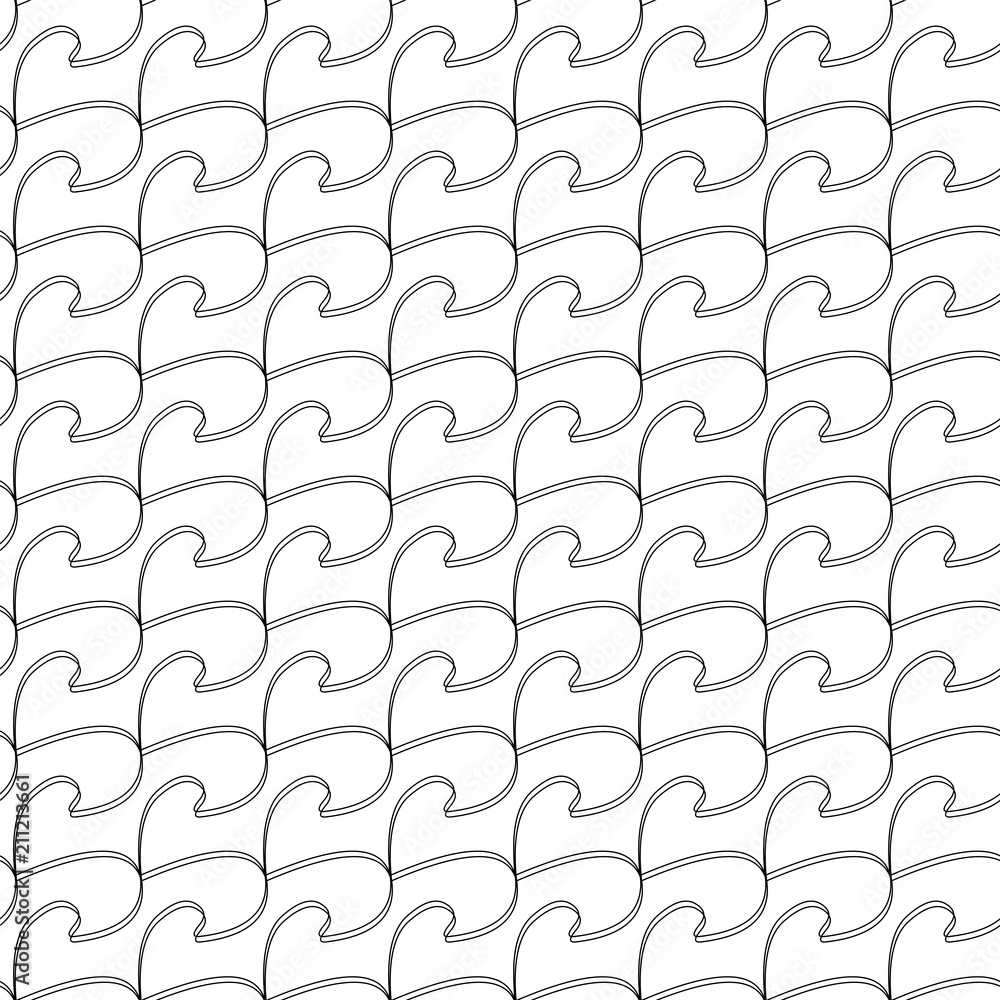 Linear diagonal waves seamless background