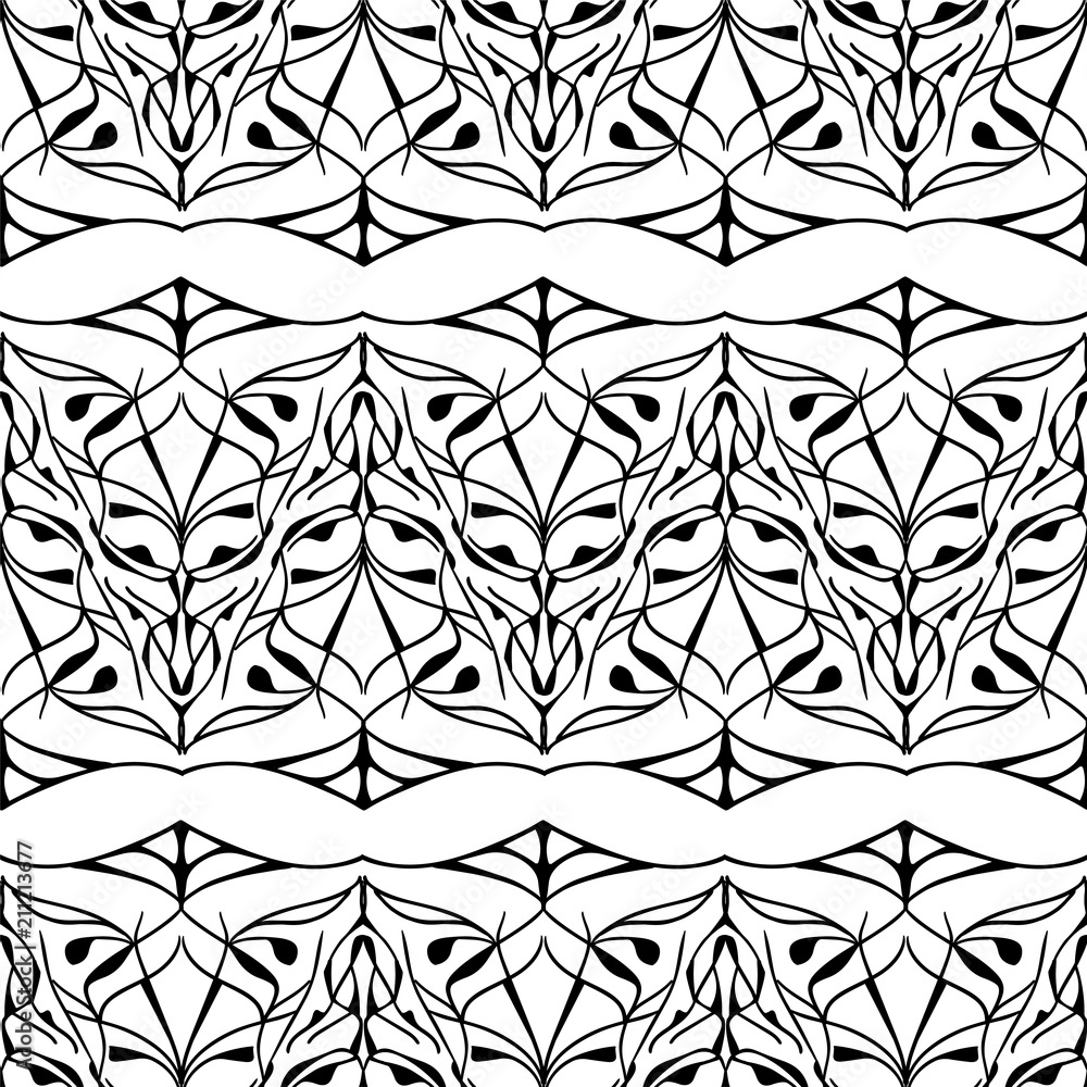 Seamless vector pattern. Abstract triangles.