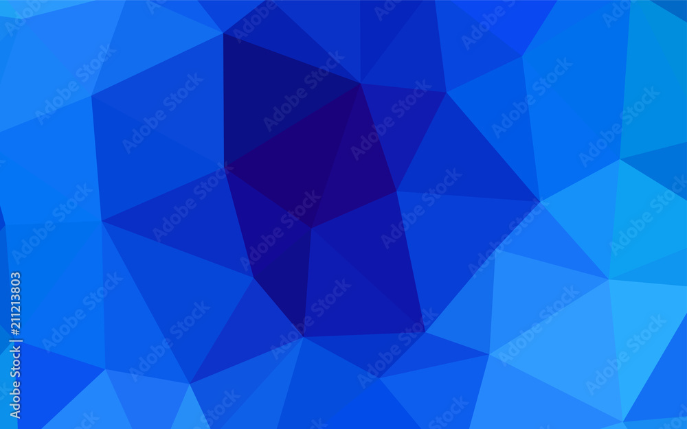 Light BLUE vector abstract mosaic background. Light BLUE vector abstract mosaic background.