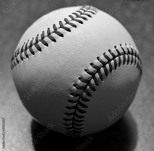 Baseball Black and White