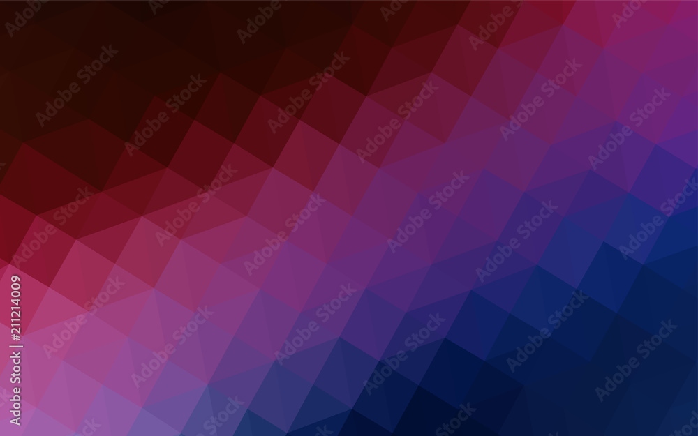 Dark Blue, Red vector low poly texture. Dark Blue, Red vector low poly texture.