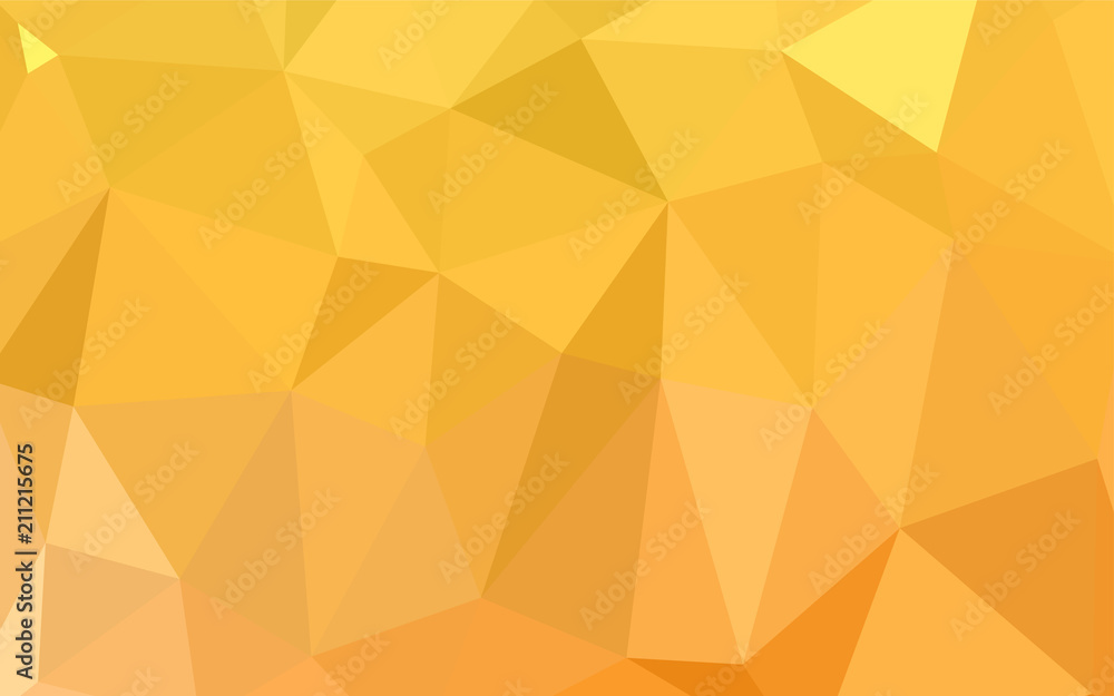 Light Yellow vector abstract mosaic backdrop. Light Yellow vector abstract mosaic backdrop.