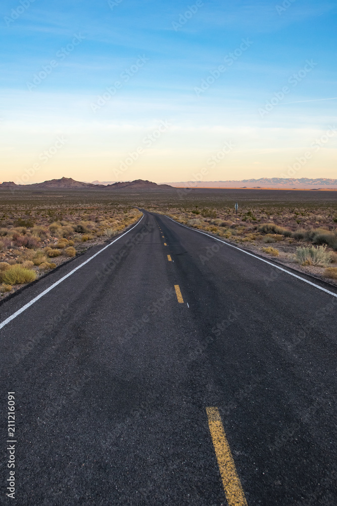 County road in Arizona, USA