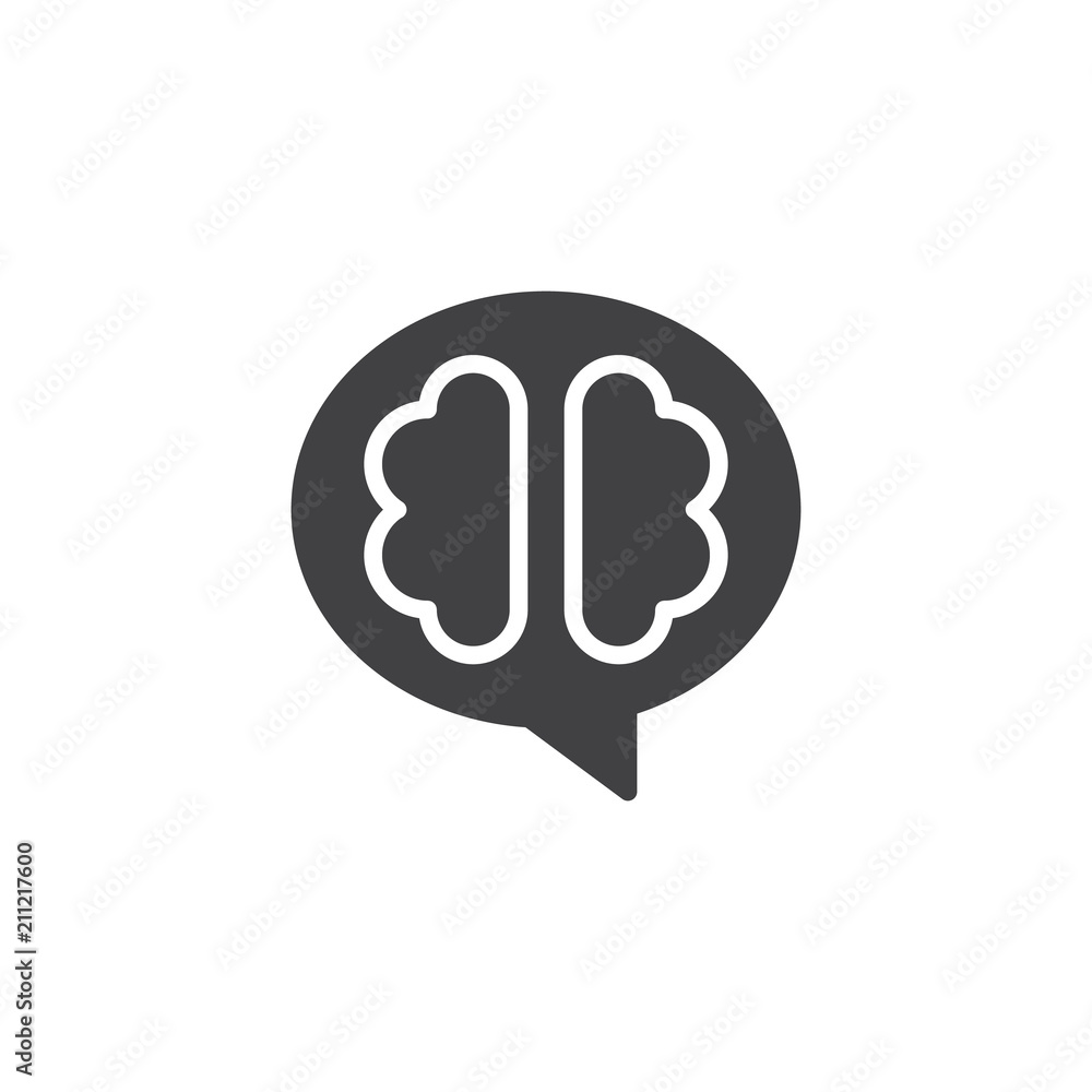 The human brain vector icon. filled flat sign for mobile concept and web design. Brain think simple solid icon. Symbol, logo illustration. Pixel perfect vector graphics The human brain vector icon. filled flat sign for mobile concept and web design. Brain think simple solid icon. Symbol, logo illustration. Pixel perfect vector graphics