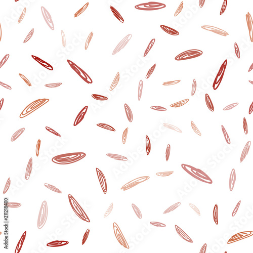 Light Red, Yellow vector seamless cover with spots.
