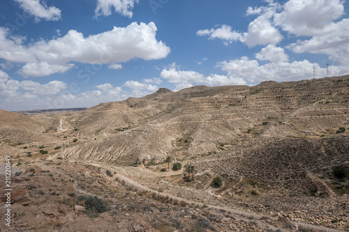  "Lunar" landscapes around the Matmata/