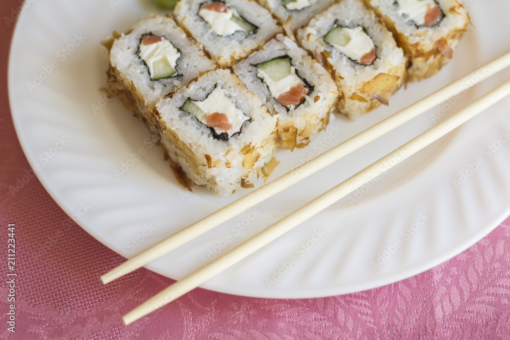 rolls on a plate rolls on a plate