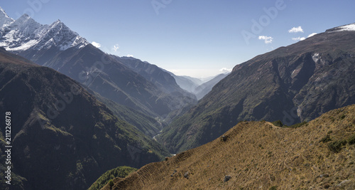 Dudh Kosi river Canyon in Himalayas © Arsgera