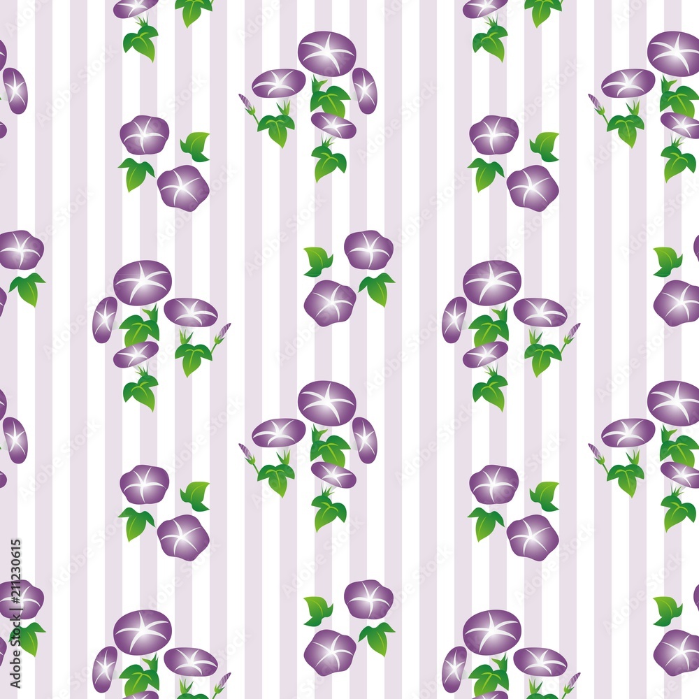 朝顔の壁紙 紫 Stock Vector Adobe Stock 朝顔の壁紙 紫 Stock Vector Adobe Stock