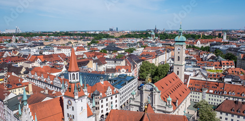 Fototapeta Naklejka Na Ścianę i Meble -  Blick über München