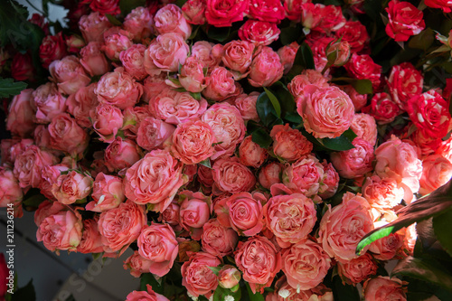 Flowers rose for sale. many beautiful flowers.