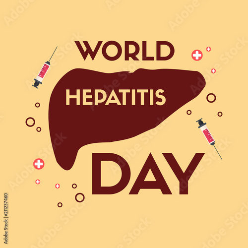 World hepatitis day design banner