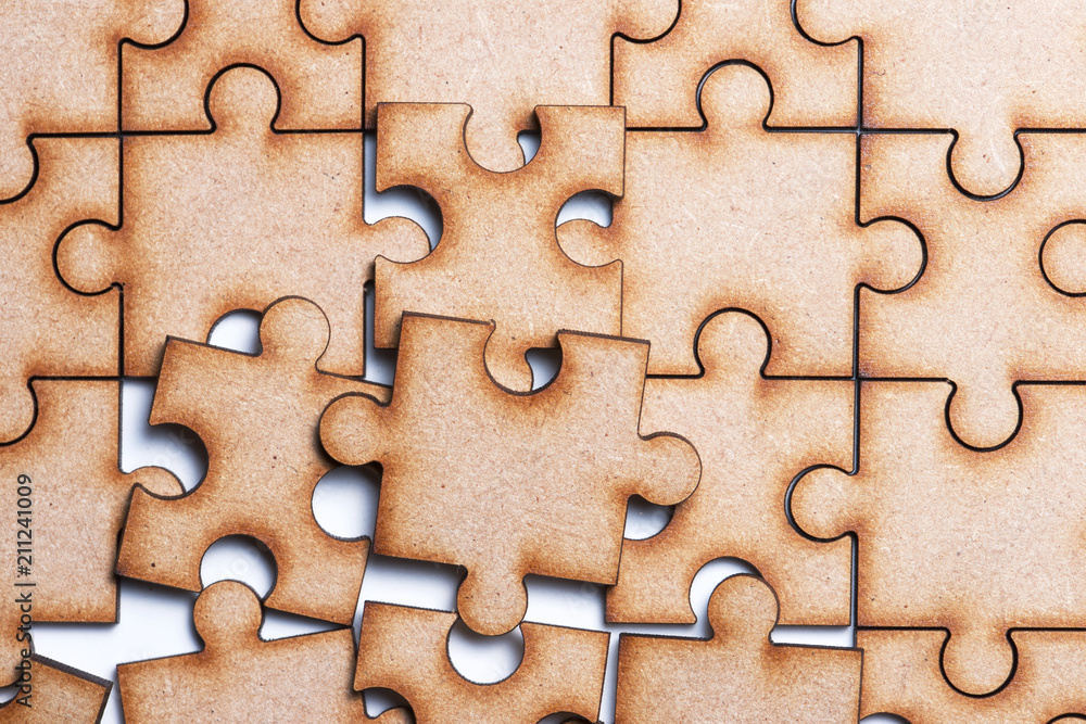Puzzle close up Puzzle close up
