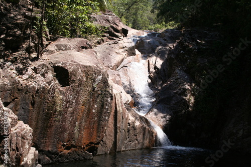 finch hatton gorge, araluen falls, queensland, australia photo