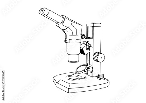 vector outline microscope